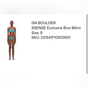 Isa Boulder Bikini Size S